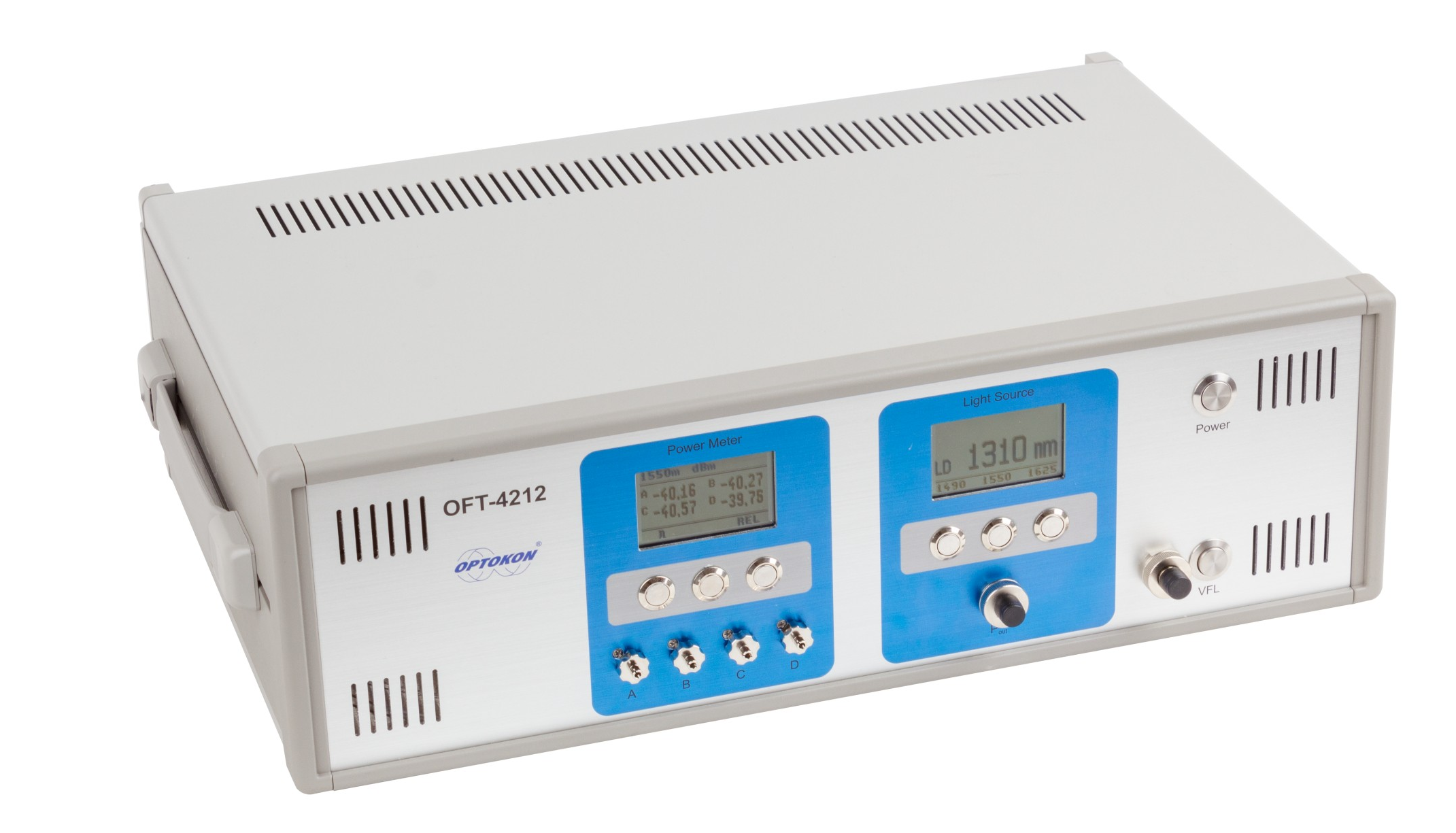 OFT-4212 Fiber optic 4-channels optical testing system