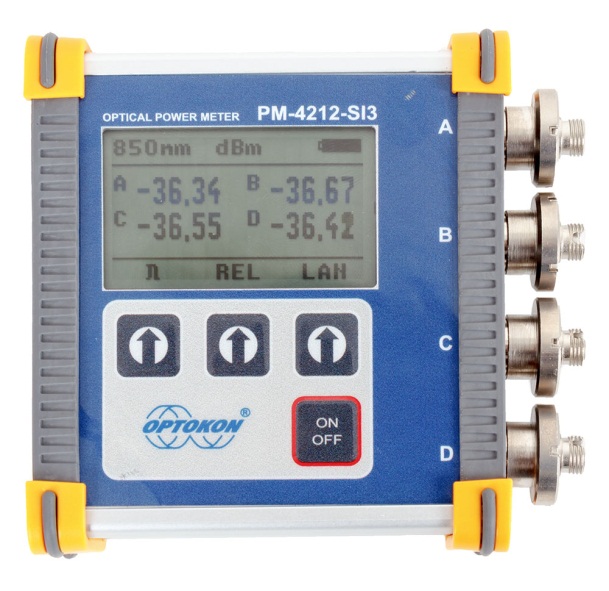 PM-4212-SI3 Compact 4 port optical power meter