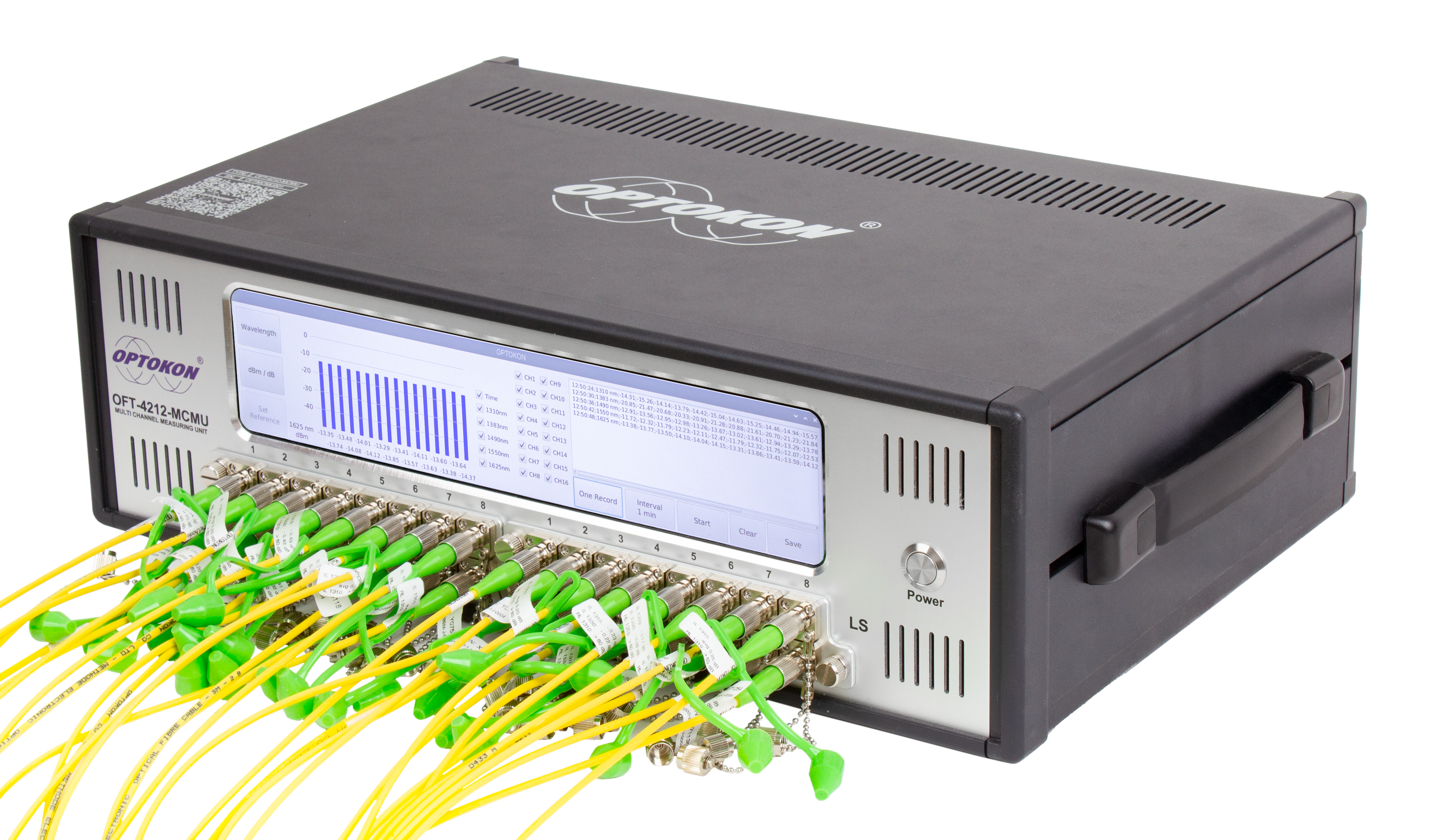 OFT-4212-MCMU Fiber optic 16 channels optical test station