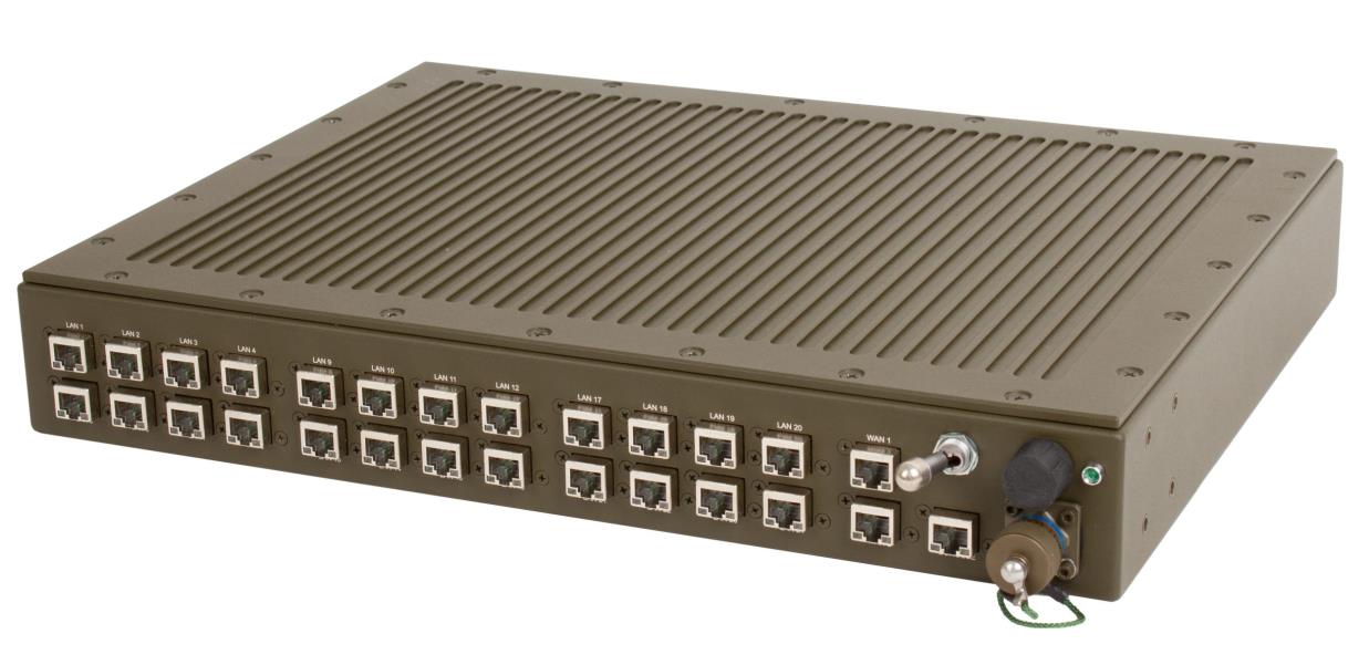 LMSW-E33-242M series Ruggedized Gigabit Ethernet Layer 2/3 Managed PoE Switch
